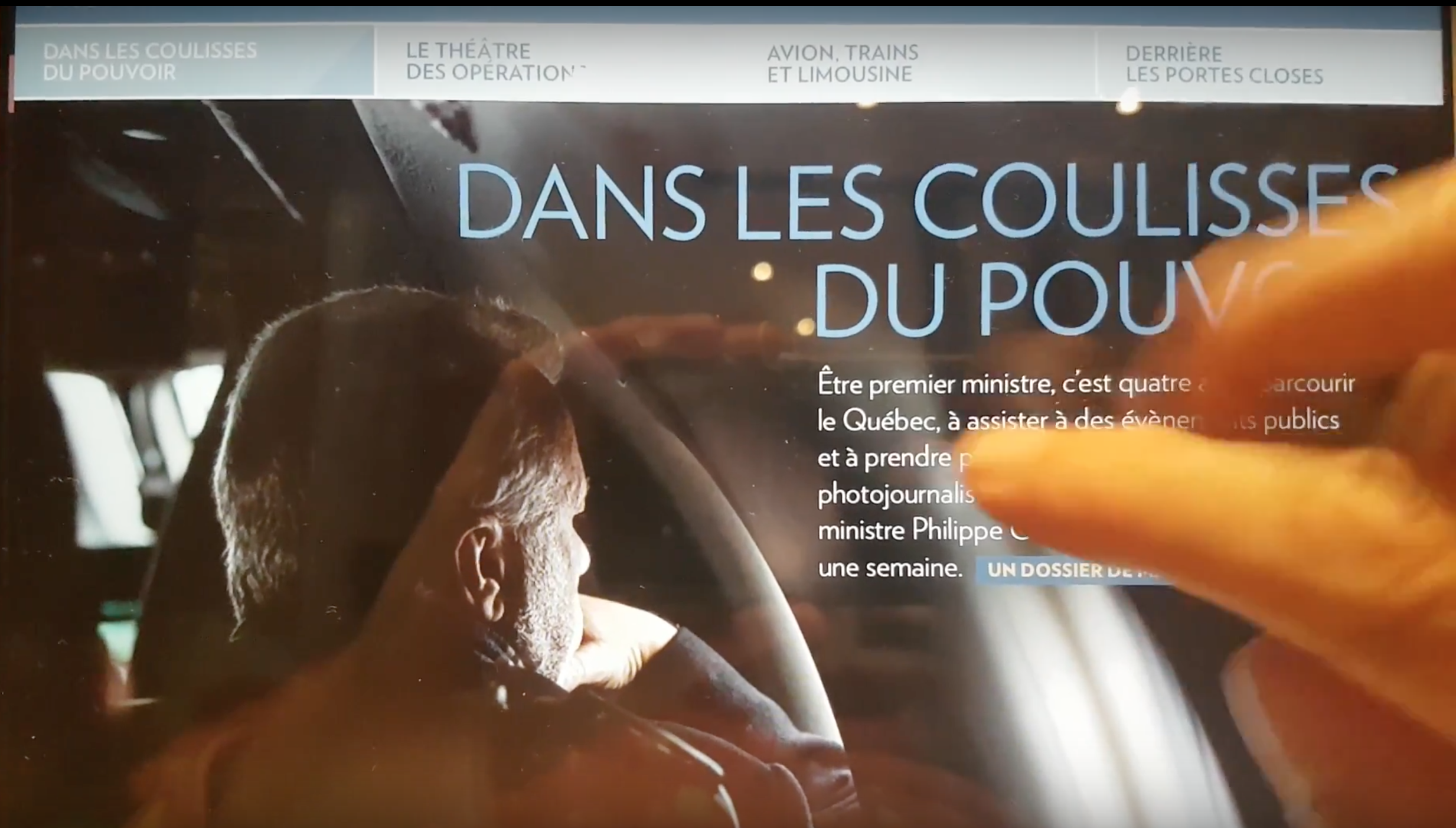 UX de La Presse + en vidéo